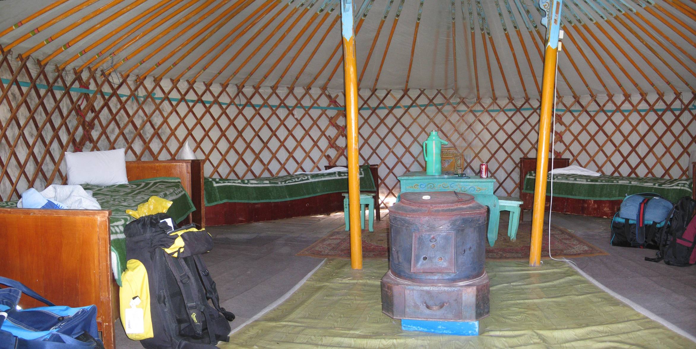 Camp Bayan Gobi  Jurte 1  Panorama